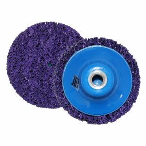 Круг на резьбе 100 мм фиолетовый для снятия ржавчины